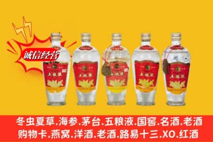 湖州安吉县回收老五粮液